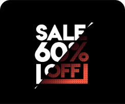 Sale 60% Off